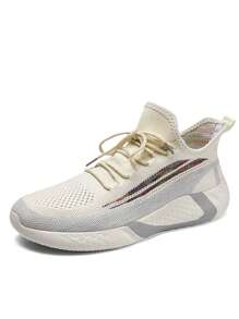 Large Size 46 47 Ultralight Running Casual Shoes For Men Breathable Men's Sneakers Fashion Jogging Trainers Platform Lace Up Male Sneaker