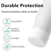 1 件硅胶保护套，适用于 40 盎司 30 盎司带手柄玻璃杯和 IceFlow 20 盎司 30 盎司玻璃杯，保护水瓶底套，适用于杯子配件