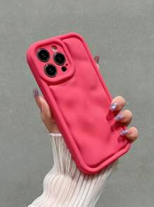 實色隕石紋磨砂保護殼，適用於iPhone - 彩色 - 查看 3