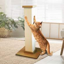 Ultimate Scratching Post – Beige, Large 32 Inch Tower - Sisal Fiber, Simple Design - For All Cats - Màu be - Xem 3