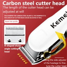 Kemei Kemi USB Direktverkauf KM-809A Elektrischer Haarschneider, Wiederaufladbar, Großhandel LCD Anzeige