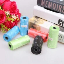 1 Miếng Màu xanh lá In Dùng một lần Chân chó In Chống dột Túi đựng rác Thú cưng Cái túi - màu xanh lá - Xem 4