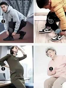 FEPK 1 Pc Blue Shoehorn For Pregnant Women, The Elderly, Shoe Lifter, Slouchy Shoe Wearer, Long Handle, Household Shoehorn, Extended Shoehorn - Blue - View 3