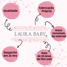 Laura Baby Baby Car Seat Accessories - Navy Blue Poá - View 4