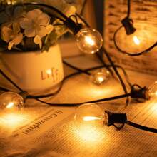 25PACK E12 G40 String Light Replacement LED Bulbs 1W E12 220V Equvalent 10W Incandescent Bulb Warm White 2200K Vintage Clear Glass Dimmable Globe Mini Bulb For String Light Outdoor Patio Decor - E12 200-240V - View 6