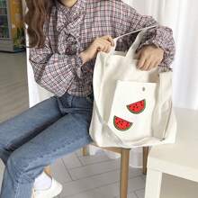 10入組西瓜刺繡補丁套裝,適用於diy衣服、帽子、包包、飾品裝飾