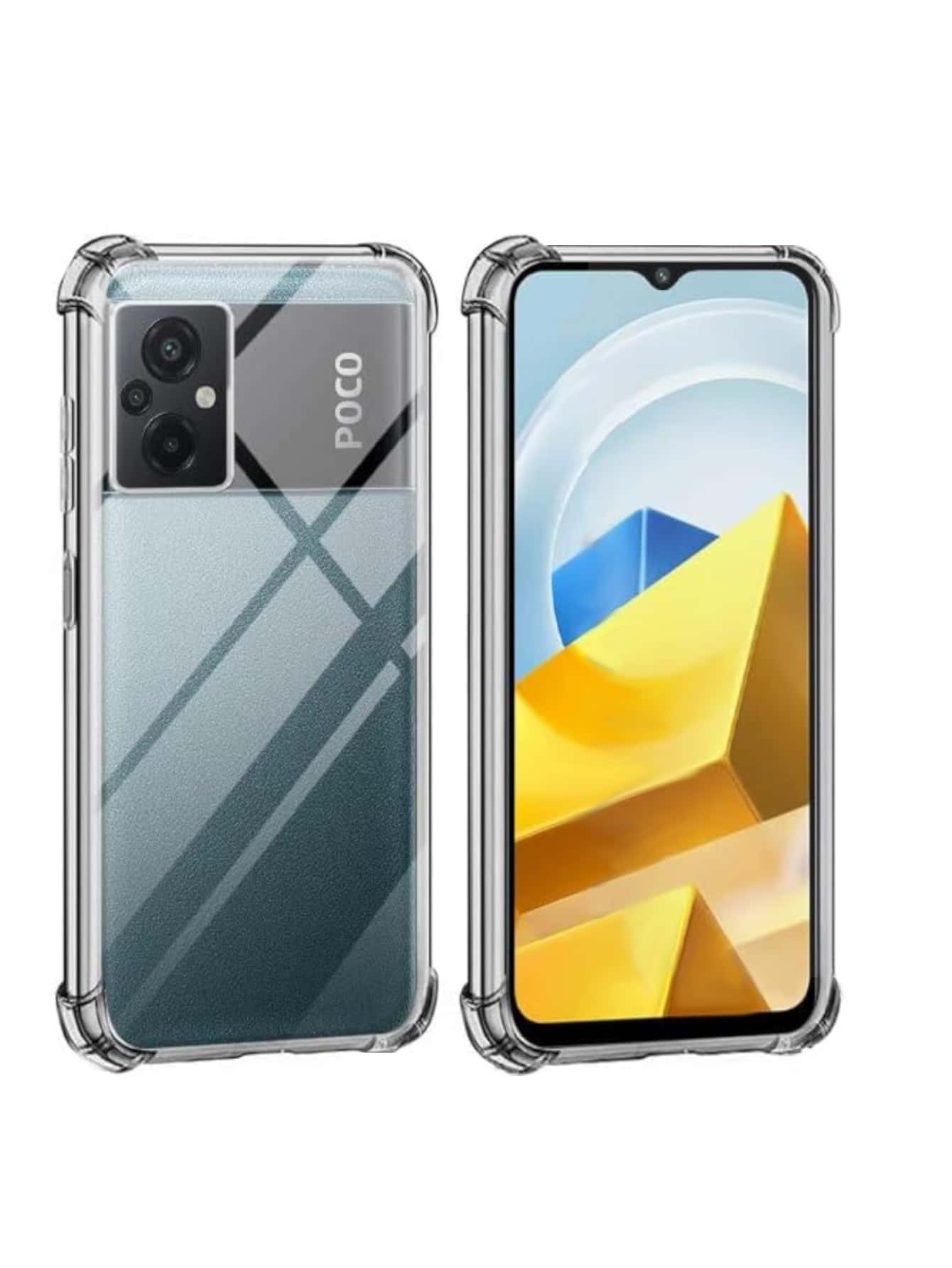 Protector Funda Transparente Acrigel Esquinas Reforzadas para XiaomiPoco M5 5G - transparente - Ver 1