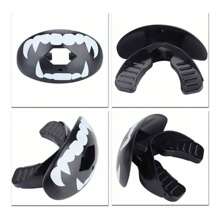 Protector Bucal Futbol Americano, Protector Bucal Boxeador - Negro - Ver 4