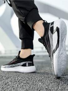 Large Size 46 47 Ultralight Running Casual Shoes For Men Breathable Men's Sneakers Fashion Jogging Trainers Platform Lace Up Male Sneaker