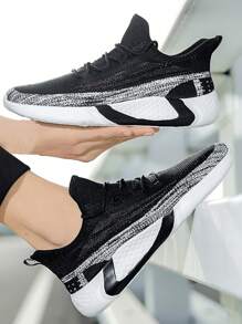 Large Size 46 47 Ultralight Running Casual Shoes For Men Breathable Men's Sneakers Fashion Jogging Trainers Platform Lace Up Male Sneaker