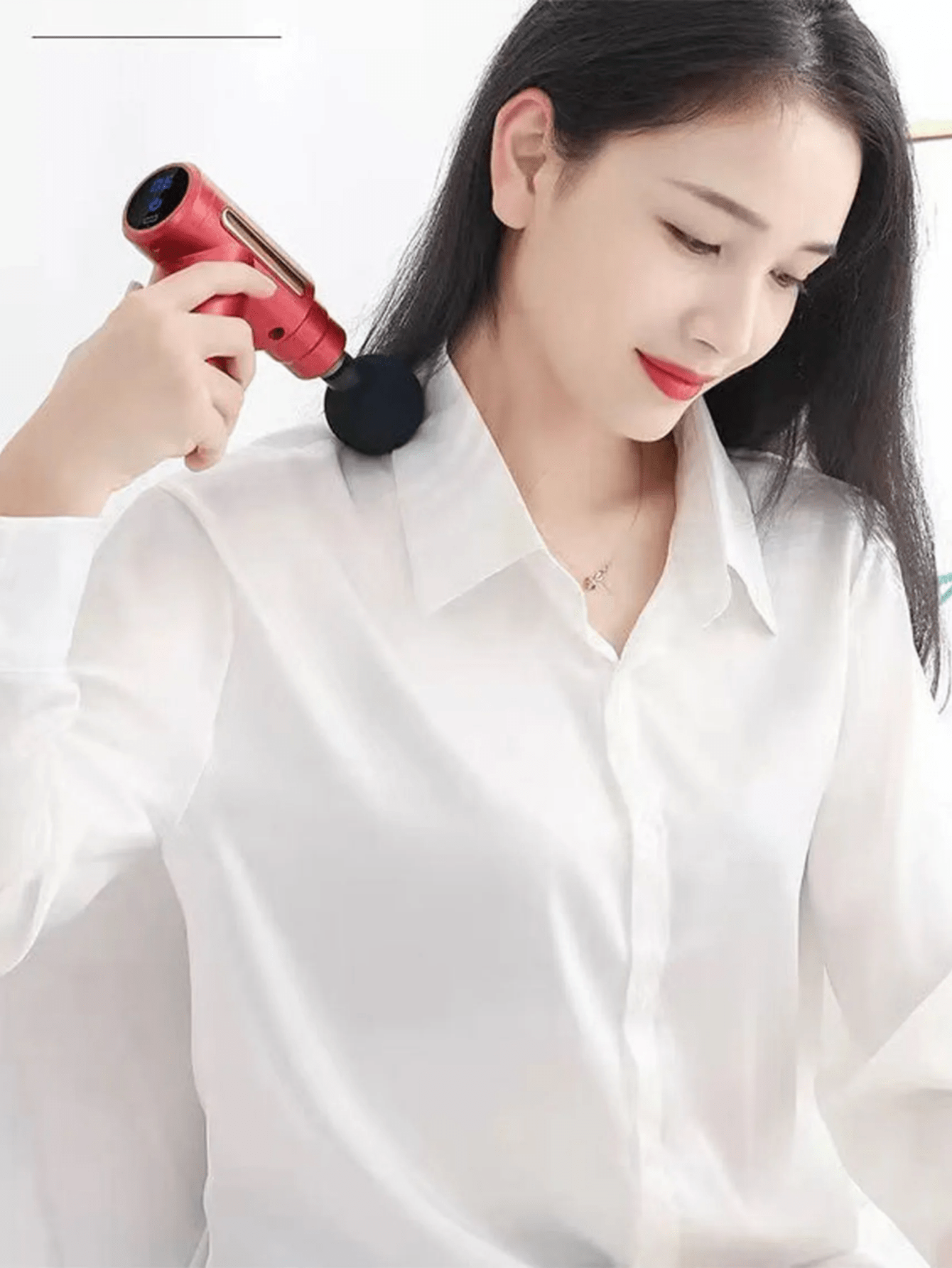 Lcd Mini Fascia Gun Intelligent Muscle Relaxation Massage Gun Portable