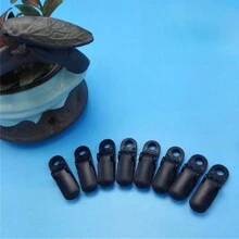 10 件/包戶外露營帳篷防水布夾,防風鱷魚牙夾固定配件 - 黑色 - 查看 6