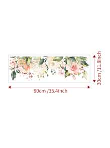 壁畫牡丹花花朵復古壁紙,無縫金白色花朵牆面材料,適用於客廳、臥室和兒童房 - 彩色 - 查看 6