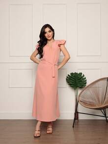 Women Dresses - 淺粉色 - 查看 5