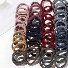 20入組一次性彈性髮圈,毛巾髮帶,髮飾套裝包括水滴款髮夾,雲朵造型髮針,適合作為禮物贈送 - 彩色 - 查看 10