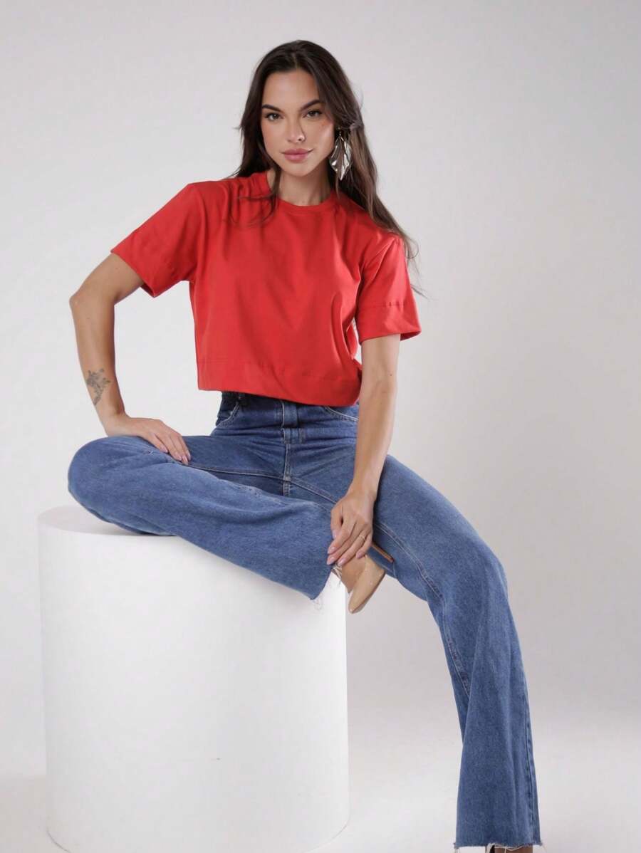 Women T-Shirts - Đỏ - Xem 1