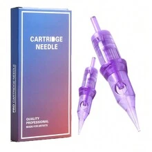10pcs/box 1013RM Size Purple Professional Disposable Tattoo Cartridges Needle Permanent Eyebrow Lip Makeup Needles For Tattoo Machine Pen - Purple - View 7