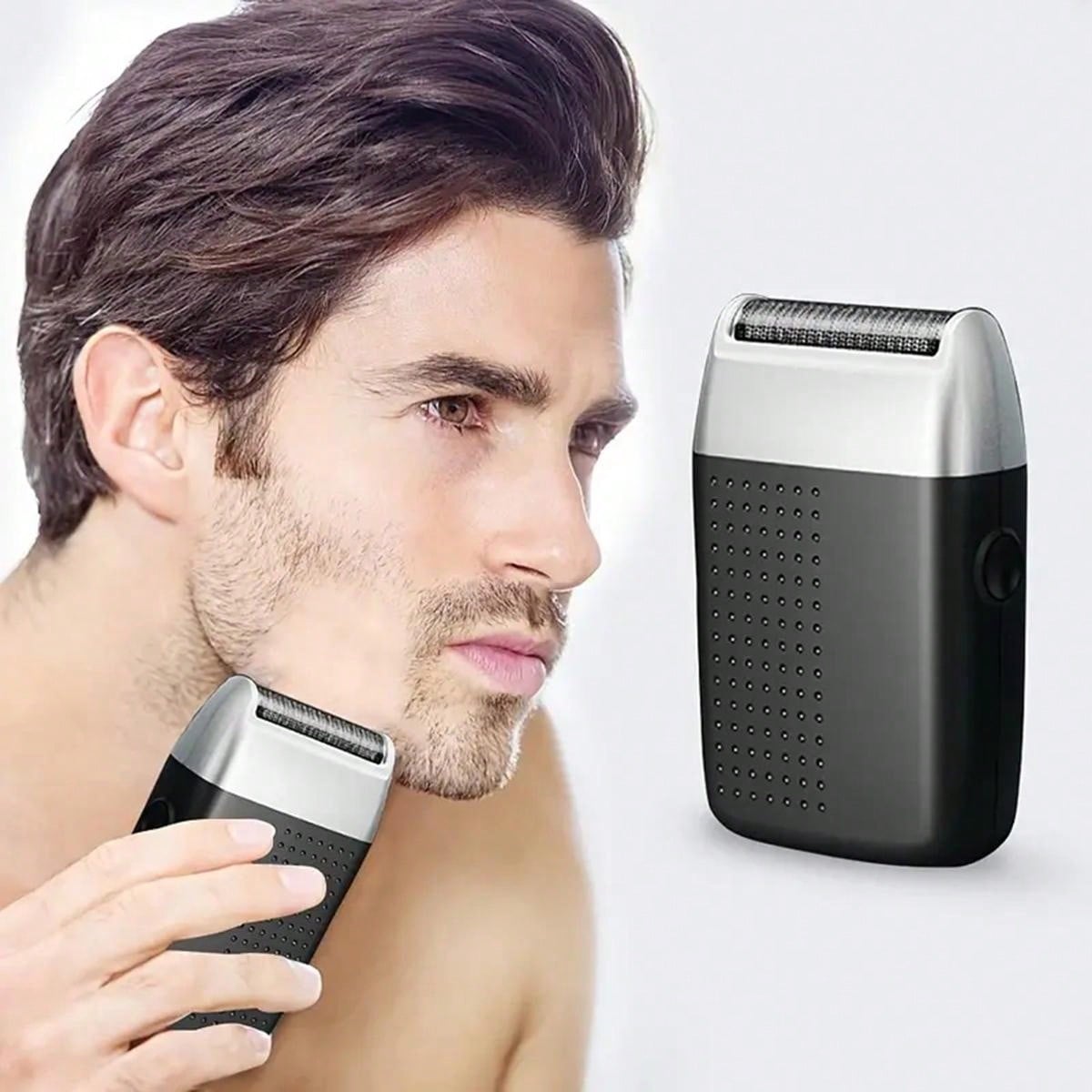 1pc Electric Rotary Shaver With Washable Head, Cordless Razor For Men's