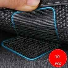 10入組汽車腳墊防滑固定貼紙,自粘固定隱形膠帶,車用地墊固定貼紙配件 - 彩色 - 查看 1