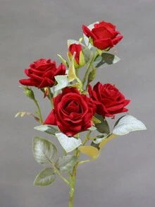 新款柔軟絨面玫瑰人造花婚禮場地裝飾,用於天花板,走道,道路引導裝飾