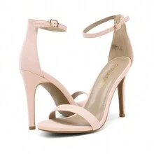Women Elegant High Heel Sandals Open Toe Ankle Strap High Stiletto Pump Sandals For Party, For Prom, Party, Wedding - 粉色/拍打 - 查看 4