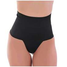 Plus Size Shapewear Bottoms - màu đen - Xem 1