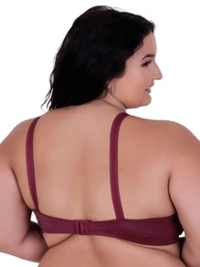Plus Size Bras & Bralettes - Màu Tím - Xem 2