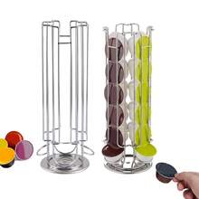 1 Giá đựng viên nén cà phê, Giá đựng viên nén cà phê tương thích với viên nang, Hộp đựng viên nén cà phê, Đựng được 24 viên nang, Giá đựng viên nén cho văn phòng tại nhà bếp - Bạc - Xem 5