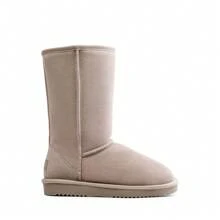 Women's Mid Calf Winter Snow Boots, Black Boots, Mid-Low Heel Flat Bottom Non-Slip Wear-Resistant Boots,Suede Warm Winter Casual Outdoor Christmas Festival Boots - 查看 6