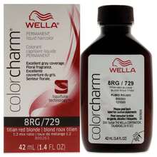 WELLA Color Charm Permanent Liquid Haircolor - 729 8RG Titian Red Blonde by Wella for Unisex - 1.4 oz Hair Color - Red - View 1