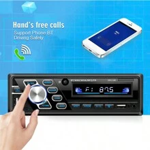 1入24v汽車mp3播放器,帶有卡插槽和fm收音機,汽車單碟mp3播放器 - 黑色 - 查看 8