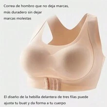 Orthopedic Posture Corrector Comfort Bra, Breast Lift And Bra 2 Pieces - Black - View 3