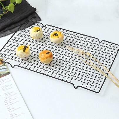 คูลลิ่งแร็ค สแตนเลส , สำหรับ การอบ และ การทำอาหาร - เหมาะสม สำหรับ , ขนมปัง , เค้ก , 1 ชิ้น