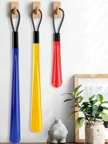 FEPK 1 Pc Blue Shoehorn For Pregnant Women, The Elderly, Shoe Lifter, Slouchy Shoe Wearer, Long Handle, Household Shoehorn, Extended Shoehorn - Blue - View 7