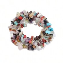 200pcs 5-8mm Natural Chips Stone Asymmetrical Beads Healing Crystal For DIY Bracelet Necklace Earrings Jewelry Making Material Accessories - Amazonite - View 14