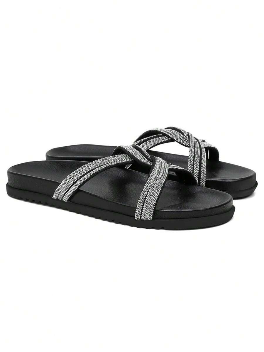 Women Flip-Flops - 黑色 - 查看 1