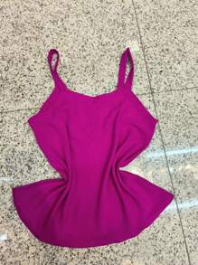Women Tank Tops & Camis - Purple - View 2
