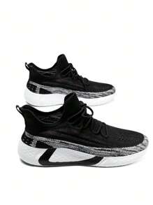 Large Size 46 47 Ultralight Running Casual Shoes For Men Breathable Men's Sneakers Fashion Jogging Trainers Platform Lace Up Male Sneaker