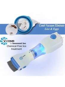Aspiradora Eliminar Matar Piojos Liendres Pulgas Con Filtros - Maquina Azul Metálico, Efectiva y Segura - Peine Saca Piojos de Precisión, Incluye Envases Plásticos, Aspiradora de Piojoso, Aspiradora de Piojo y Liendres, Solución Ideal Contra Parásitos - Azul - Ver 8