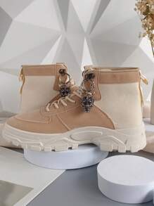 2pcs Hip Hop Style Gold Tone Horn Shaped Buddha Pendant For Diy Shoes/boots Decoration And Keychain, Street Fashion Accessory