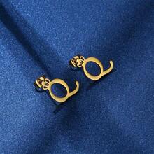 3 件套歐美時尚簡約不銹鋼皇冠和女王設計耳環和吊墜項鍊套裝女式日常配件