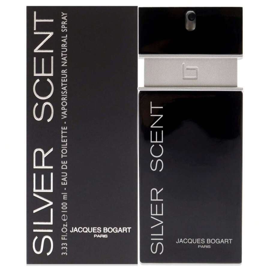 Jacques Bogart 雅加達·波戈 Silver Scent 男士淡香水噴霧 3.33盎司 - 銀色 - 查看 1