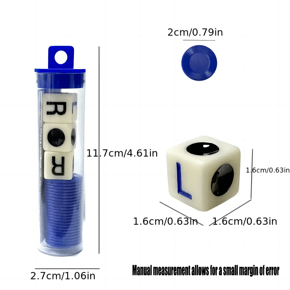 Lcr Game Dice With Chips Set, Experience The Fun Of Lcr Dice Game