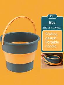 1個可用作水桶或垃圾桶的多功能折疊桶,高身浸腳桶,過膝腳浴桶,保護腿部的五層絕緣腳浴盆,可折疊的腳洗盆,適用於家庭和旅行 - 墨綠色 - 查看 5