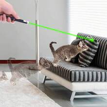 Puntero Láser Verde,Puntero Laser Alta Potencia,Apuntador Laser para Presentaciones,Puede Cambiar Una Patrones, Carga USB, Uso en Exteriores,Juguetes para Gatos,Presentador Inalámbrico,etc. - Verde - Ver 6