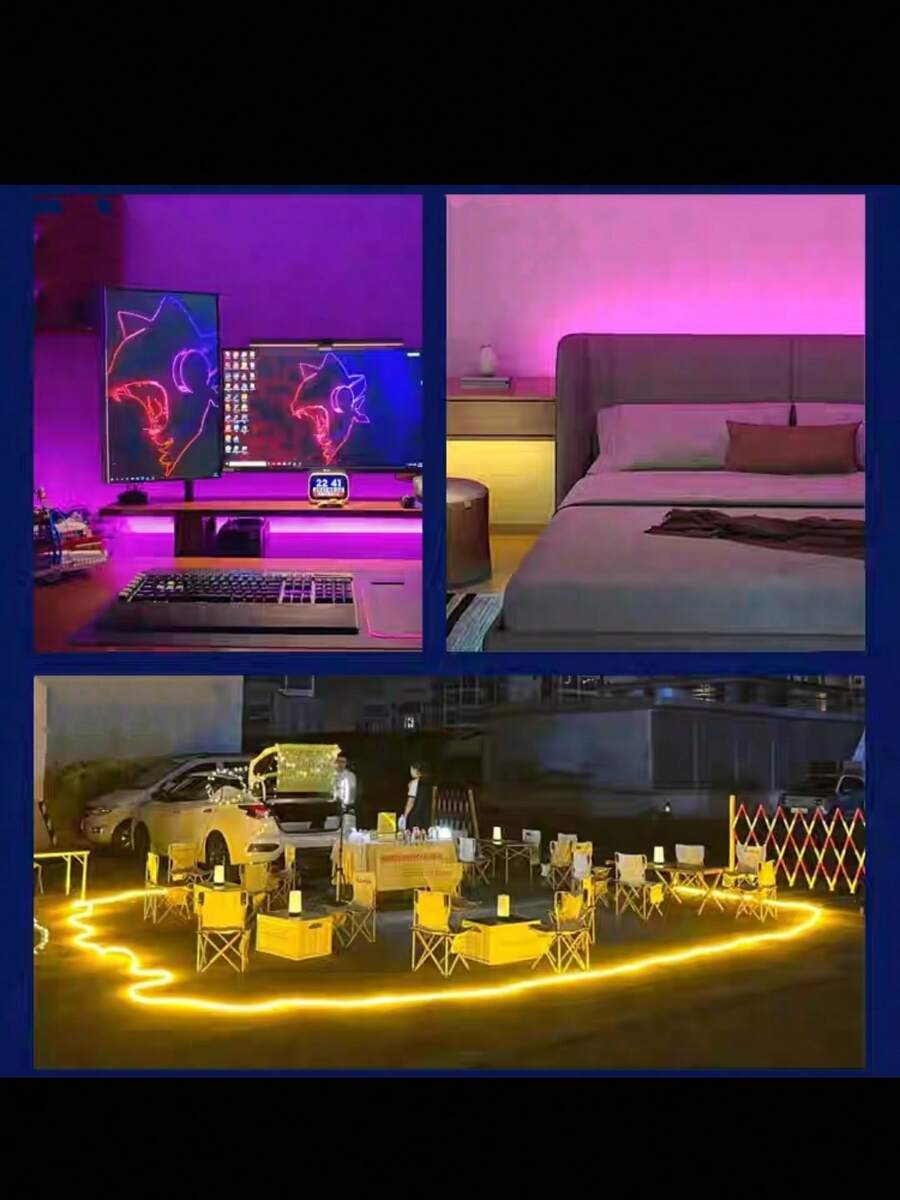 LED Strip Lights - Żółty - Zobacz 1