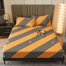 1pc Printed Flannel Bedspread Three-Piece Set - Cold Green Latte - View 1