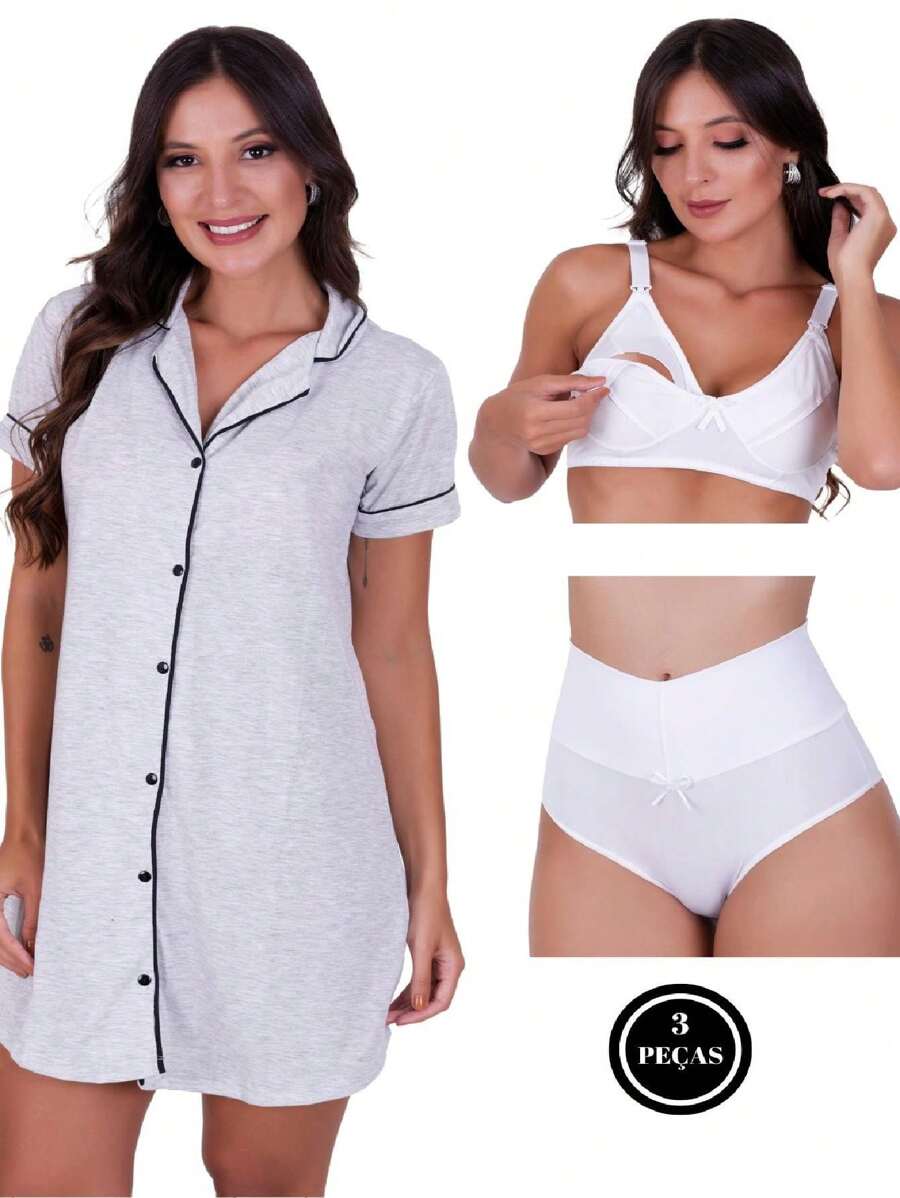 Maternity Loungewear - Xám - Xem 1