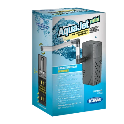 Lomas Aquajet Mini Filtro Interno para Peceras con Capacidad de 25 Litros