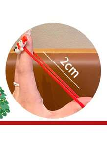 10入組聖誕女孩髮圈,嬰兒彈性髮帶可搭配髮型/辮子,不傷髮